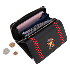 MLB-HA107  MLB Houston Astros Team Wallet/Wristlet