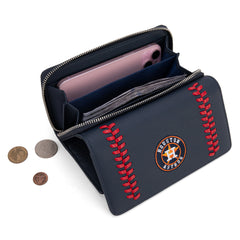 MLB-HA107  MLB Houston Astros Team Wallet/Wristlet