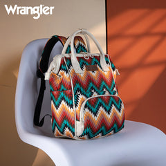 WG2211-9110  Wrangler Aztec Printed Callie Backpack - Tan