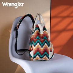 WG2211-9110  Wrangler Aztec Printed Callie Backpack - Tan