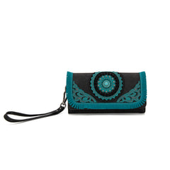 MW1291-W002 Montana West Concho Embroidered Collection Wallet