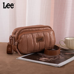 LEE49-003  LEE Quilted Puffer Crossbody Bag