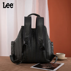 LEE49-002  LEE Quilted Puffer Drawstring Backpack