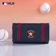 MLB-HA107  MLB Houston Astros Team Wallet/Wristlet