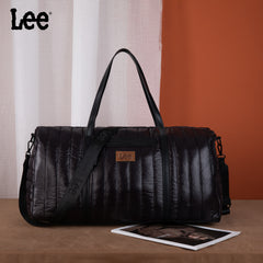 LEE49-001  LEE Quilted Puffer Duffle Bag