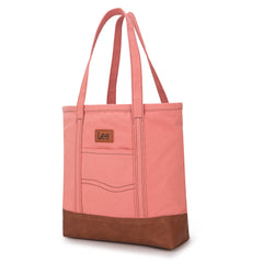 LEE29-229    LEE Large Denim Patchwork Canvas Tote Bag