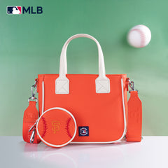 MLB-SF103  MLB San Francisco Giants Team  Tote/Crossbody with Baseball Coin Pouch