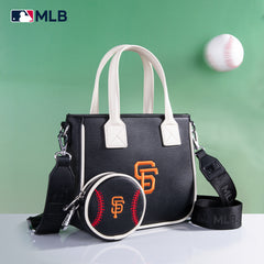 MLB-SF103  MLB San Francisco Giants Team  Tote/Crossbody with Baseball Coin Pouch