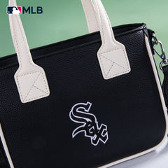 MLB-SX103 MLB Chicago White Sox Team Tote/Crossbody with Baseball Coin Pouch