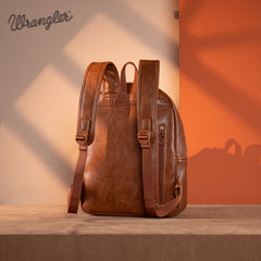 PRE-ORDER  WG174-9115   Wrangler Southwestern Knitted Backpack - Brown