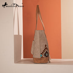 MW1312G-8317  Montana West Embroidered Collection Tote