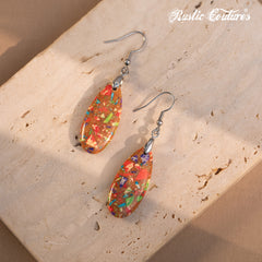 RCE-1133   Rustic Couture's Bohemian Tear Drop Earing