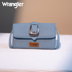 WG168-W012  Wrangler Buckle Wallet/Shoulder Bag/Crossbody -Jean