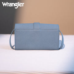 WG168-W012  Wrangler Buckle Wallet/Shoulder Bag/Crossbody -Jean