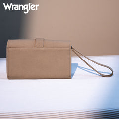 WG168-W012  Wrangler Buckle Wallet /Shoulder Bag/Crossbody- Tan