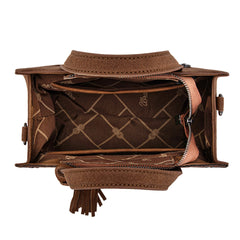 WG160-60102   Wrangler Western Tooled Tote Crossbody