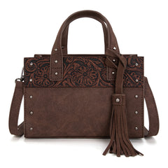 WG160-60102   Wrangler Western Tooled Tote Crossbody