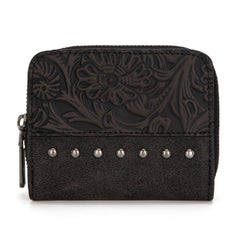 WG160-W0142   Wrangler Western Tooled  Bi-Fold Wallet