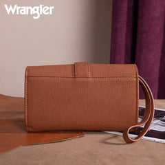 WG168-W012   Wrangler Buckle Wallet/Shoulder Bag/Crossbody -Brown