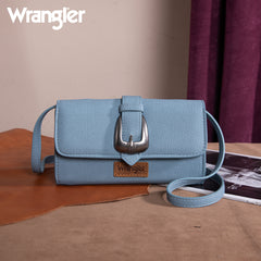 WG168-W012  Wrangler Buckle Wallet/Shoulder Bag/Crossbody -Jean