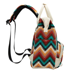 WG2211-9110  Wrangler Aztec Printed Callie Backpack - Tan