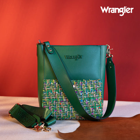 WG115-918B Wrangler Hobo with Mini Crossbody Set - Green