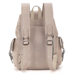 WG143-9110  Wrangler 100%  Genuine Leather Backpack -Beige