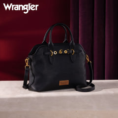 WG201-8012   Wrangler Top Handle Tote/Crossbody - Black