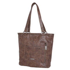 TR117G-8113 Trinity Ranch Hair-On Leather Collection Concealed Carry Tote