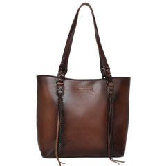 MWG01-G9068 Montana West Genuine Leather Collection Concealed Carry Tote