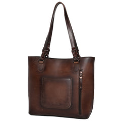 MWG01-G9068 Montana West Genuine Leather Collection Concealed Carry Tote