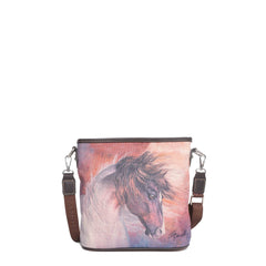 MW1021-8360 Montana West Horse Canvas Collection Crossbody