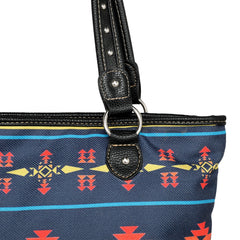 MW974-8112 Montana West Aztec Canvas Tote Bag