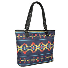 MW974-8112 Montana West Aztec Canvas Tote Bag