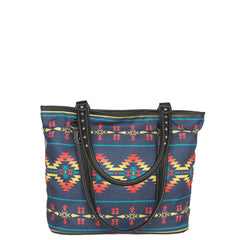 MW974-8112 Montana West Aztec Canvas Tote Bag