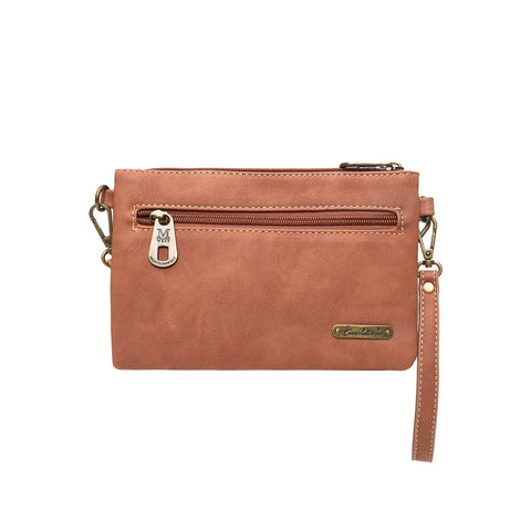 RLC-L152 Montana West Real Leather Concho Collection Crossbody Bag