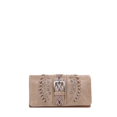 MW1134-W018 Montana West Aztec Buckle Collection Wallet