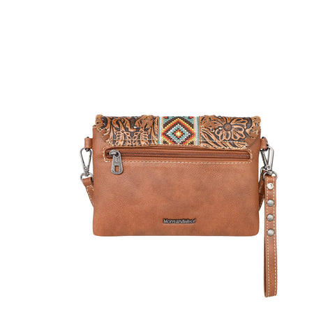 MW1142-181 Montana West Tooled Collection Crossbody/Wristlet