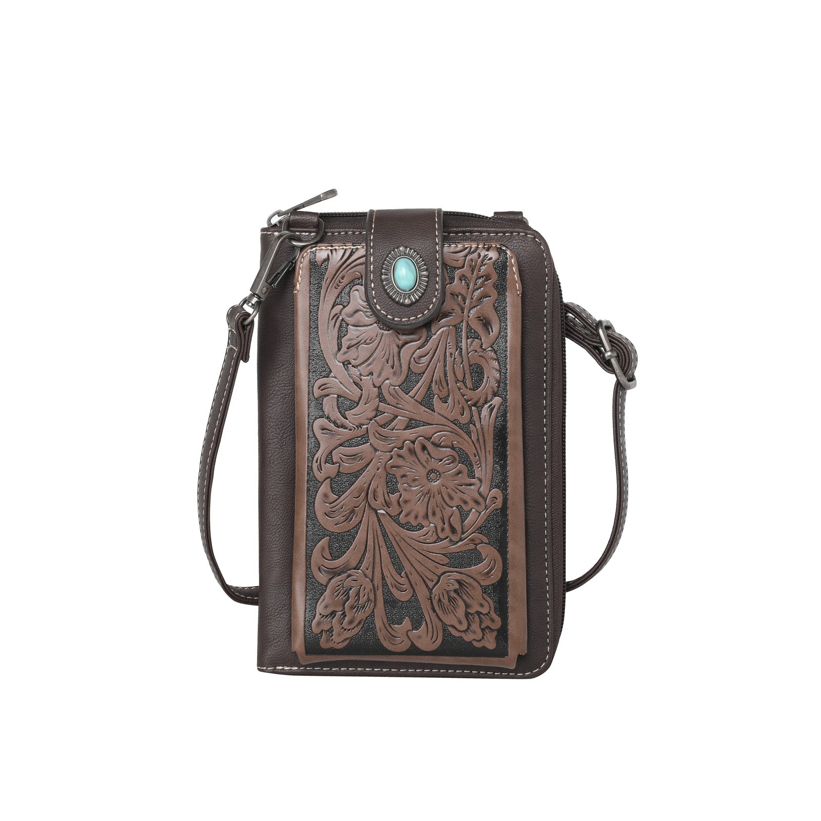 Montana West Brown Tooled Buckle Crossbody Purse – Hilltop Western Clothing  | Keffeler Kreations