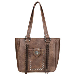 MW918G-8317 Montana West Concho Collection Concealed Carry Tote Bag