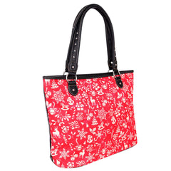 MW998-8112 Montana West Holiday Season Canvas Tote