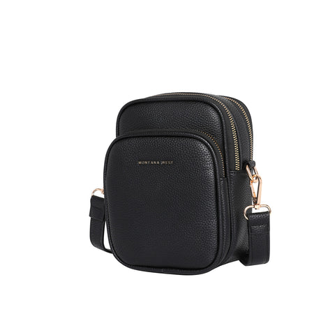 MWC-023 Montana West Shoulder/Crossbody Bag Black