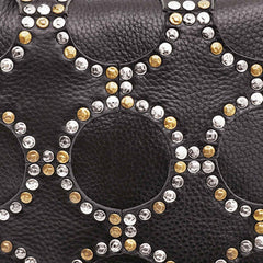 MWL-017 Montana West Real Leather Studs Collection Hobo
