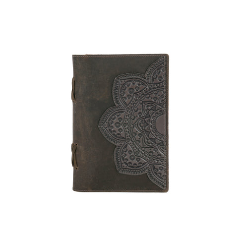 MWL-042 Montana West Western Vintage Genuine Leather Journal Notebook Handheld Size 6.5" x 9.25" (150 Sheets/300 Pages)