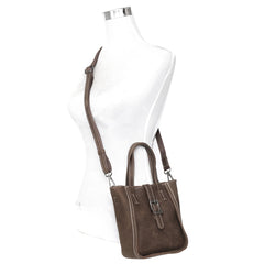 MWR-041 Montana West Genuine Leather Mini Crossbody with detachable pouch