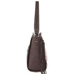 TR145G-918 Trinity Ranch Genuine Leather Aztec Tapestry Collection Concealed Carry Hobo