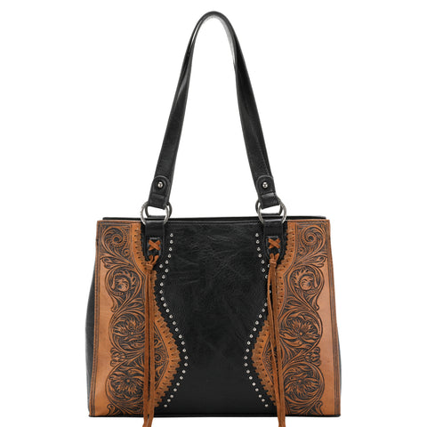 TR147G-8036 Trinity Ranch Tooled Collection Concealed Carry Tote